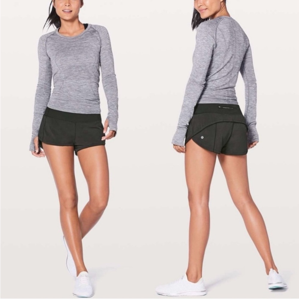 NWT Lululemon Low Rise Speed Up 2.5” Lined Shorts